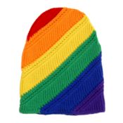 Burberry Rainbow Wool Knit Beanie