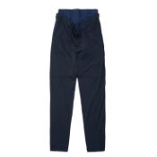 Burberry Navy Wool Overlay Trouser