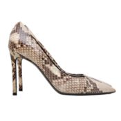 λ Louis Vuitton Brown Python Heeled Pump - Size 39