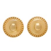 Burberry Chain Link Clip On Earrings