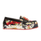Dolce & Gabbana Red Floral Palermo Loafer - Size 36.5