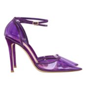 Gianvito Rossi Purple Sabin Heeled Pump - Size 39