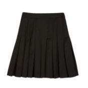 Fendi Black Pleated Preppy Skirt - Size 42