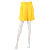Dolce & Gabbana Sunflower Crepe Short - Size 44