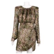 Dundas x Revolve Leopard Brooklyn Mini Dress - Size M