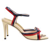 Gucci Beige Millie Heeled Sandal - Size 39