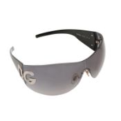 Dolce & Gabbana Black Wrap Around Sunglasses