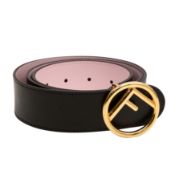 Fendi Black F Is Fendi Reversible Belt - Size 95