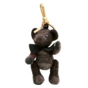 Burberry Charcoal Thomas Bear Bag Charm