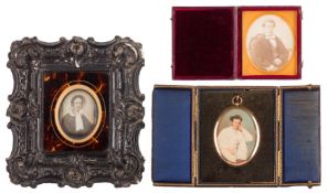 A Group of Cased Images, 1840s-1850s