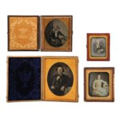A Group of Cased Images, 1840s-1860s