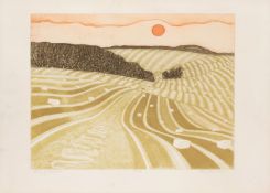 § John Brunsdon (British, 1933-2014) End of Harvest, Windermere and View from Pilsden Pen