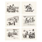 § Josef Herman O.B.E R.A. (Polish/British, 1911-2000) Josef Herman Drawings