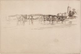 James McNeill Whistler (American, 1834-1903) Little Putney Bridge