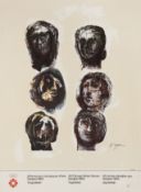 § Henry Moore R.A. (British, 1831-1895) Six Heads (XIV Olympic Winter Games Sarajevo 1984)