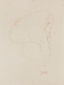 Gustav Klimt (Austrian, 1862-1918) Untitled (Woman in Profile)