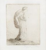 § AUGUSTUS JOHN OM RA (WELSH 1878-1961) Girl Carrying a Sack