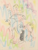 § Jean Cocteau (French, 1889-1963) Etude pour la Chapelle Saint-Pierre