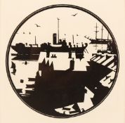 § Robert Gibbings (Irish, 1889-1958) Fowey Harbour