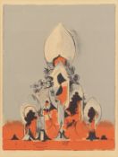 § Graham Sutherland O.M. C.H. (British, 1903-1980) The Cathedral I (Hommage a San Lazzaro) [Tassi 16