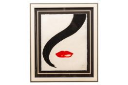 René Gruau (Italian 1909- Lèvres Rouges