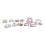 Shelley, England Ten Art Deco trios