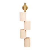 Allied Maker, USA 'Wood Totem' wall sconce, contemporary 