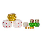 Mid-Century and Contemporary A large collection of carpet dice