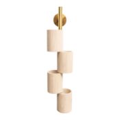 Allied Maker, USA 'Wood Totem' wall sconce
