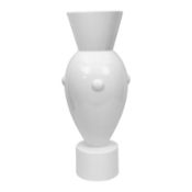 Olivier Gagnere (French b.1952) for Galerie Edition Limitee Paris 'Champs de Mars' faience vase in w