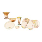 Clarice Cliff (British 1899-1972) Various plates and bowls