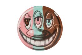 Kenny Scharf (American, 1958-1983) for Coalition for the Homeless 'Spumoni' plate, limited edition o