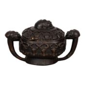 Second half of the 20th century Pot and cover