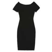 Herve Leger Black Carmen Bandage Dress - Size XS
