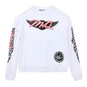 McQueen White Motor City Sweatshirt - Size XXS
