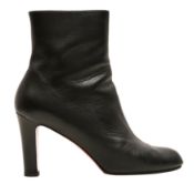 Christian Louboutin Black Miss Tack Booty - Size 38.5