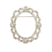 Chanel Ornate CC Frame Brooch