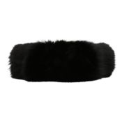 De Nicola Black Fox Earwarmer Headband