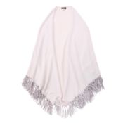 Badiali Blush Pink Cashmere Knit Wrap Shawl