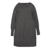 Loro Piana Grey Cashmere Knit Jumper Dress - Size 40