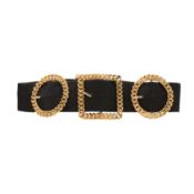 Chanel Black Chain Buckle Dress Belt