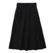 Bottega Veneta Black Wool Circular Skirt - Size 38