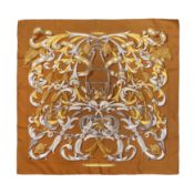 Hermes 'Le Mors A La Conetable' Silk Scarf 90