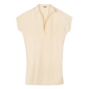 Bottega Veneta Cream Silk Tunic Dress - Size 40
