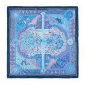 Hermes 'Aux Portes du Palais' Cashmere Shawl 140