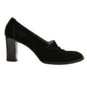 Chanel Black CC Heel Loafer - Size 40.5