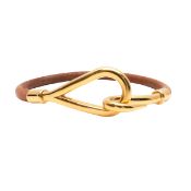 Hermes Tan Jumbo Single Tour Bracelet