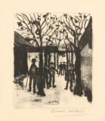 § Maurice Utrillo (French, 1883-1955) Place du Tertre a Montmartre