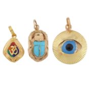 Three pendants