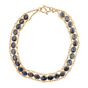 A sapphire bracelet, circa 1987